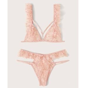 Floral lingerie